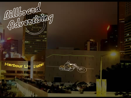 Billboard Laser Advertising